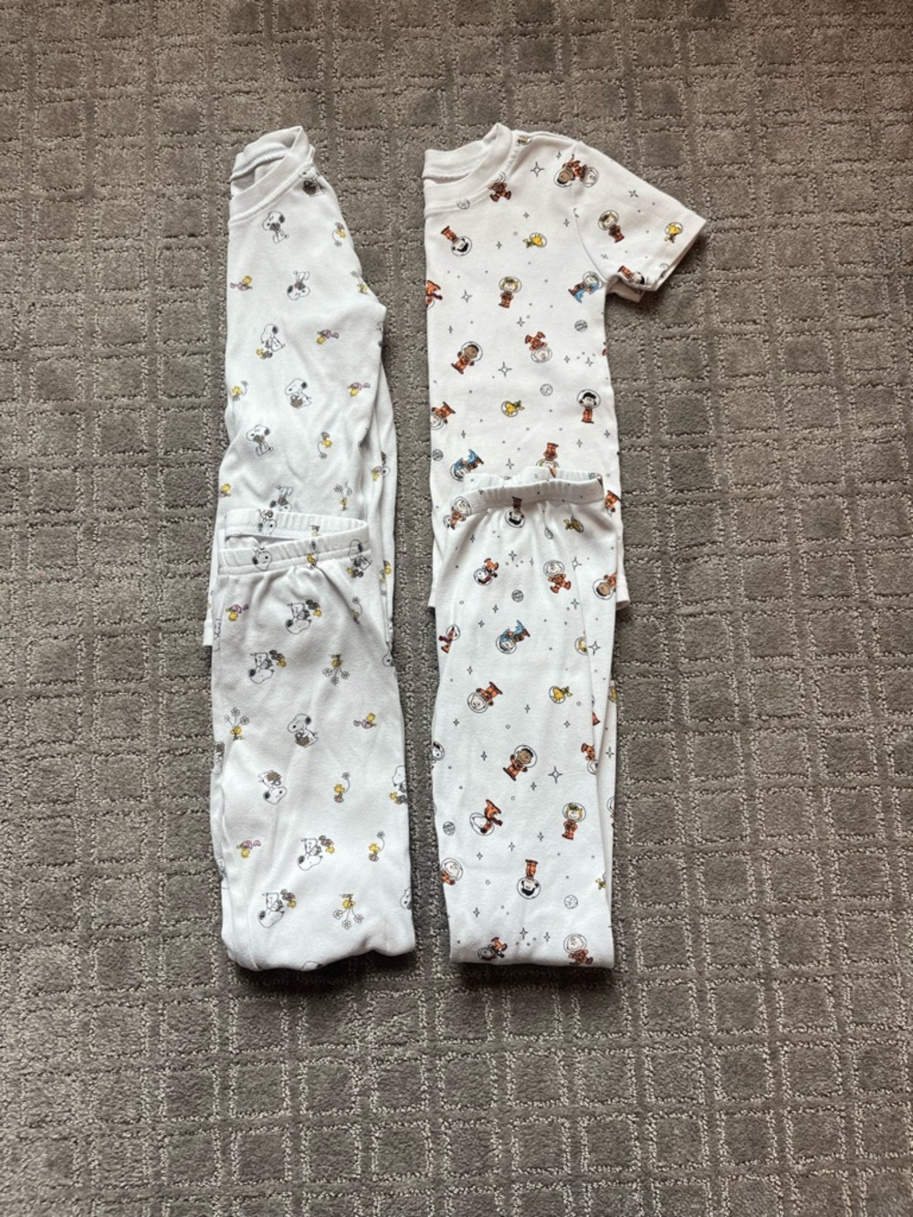 Janie & Jack Snoopy 2pc pajama sets